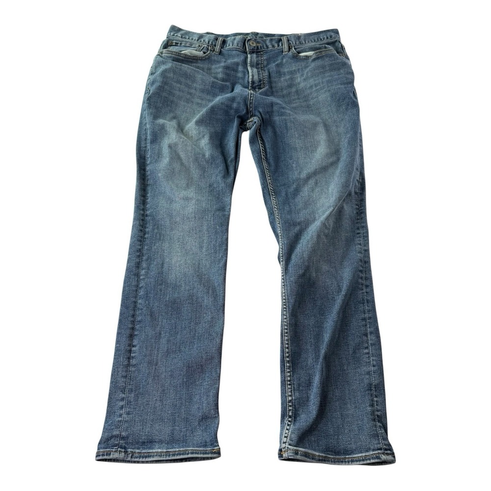 Old Navy Slim Straight Jeans Men's 36x30 Medium Wash Stretch Denim